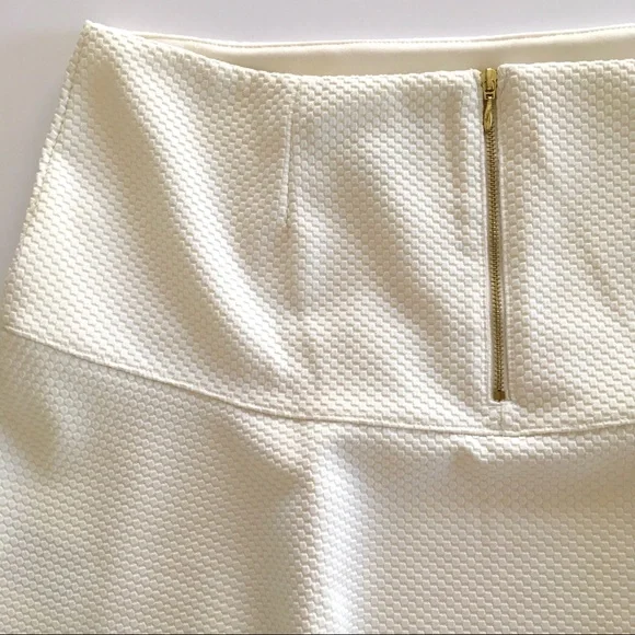 Banana Republic Ivory Texture Drop Waist Skirt NWT - Picture 4 of 8